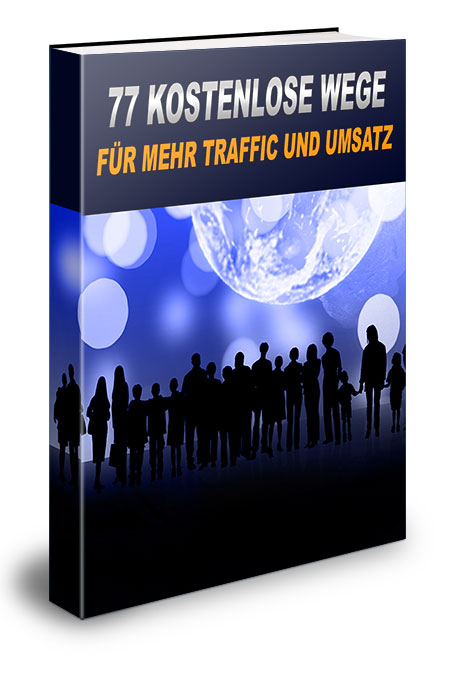 77 Kostenlose Wege für mehr Traffic und Umsatz Cover