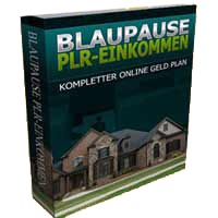Blaupause PLR Einkommen Blaupause PLR Einkommen Cover